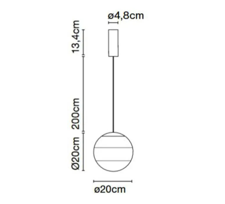 Enfants|Suspension*Marset Suspension, Dipping light 20, , LED, 2700k, 500lm, Ø20cm - ambre