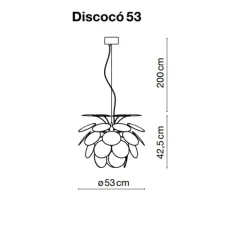 Suspension*Marset Suspension, Discoco, , Ø53cm, H42,5cm - beige