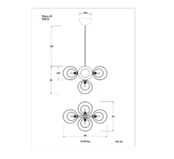 Suspension*Cobankeryd Suspension, Discus 49, , L49cm, H32,4cm - noir