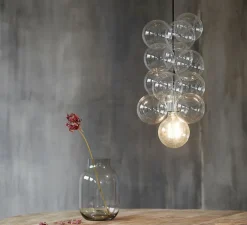 Suspension, Diy, transparent, argent, H48cm, Ø12cm - House Doctor