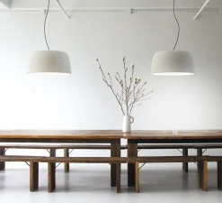 Suspension*Marset Suspension, Djembé 65.35, , LED, 2700K, 1844lm, Ø64,6cm, H35cm - blanc RAL 1013