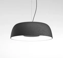 Suspension*Marset Suspension, Djembé 65.23, , LED, dim, 2700K, 1843 lm, Ø63cm, H23cm - gris