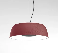 Suspension*Marset Suspension, Djembé 100.38, RAL 3011, , LED, dim, 2700K, 2519 lm, Ø100cm, H28cm - rouge