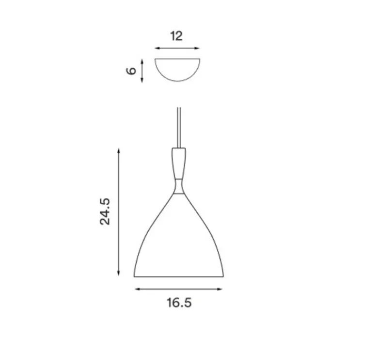 Suspension*Northern Suspension, Dokka, , Ø16,5cm, H24,5cm - laiton