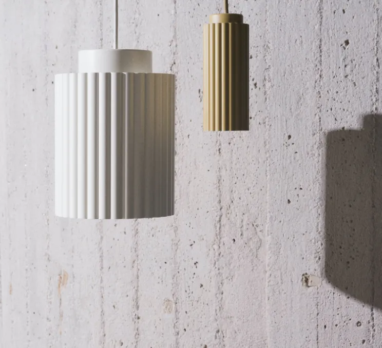 Suspension, Donna 18, blanc, Ø18cm, H25cm - PHOLC