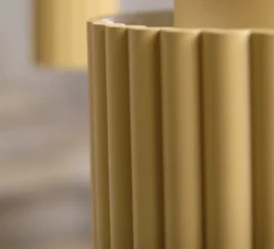 Suspension*Pholc Suspension, Donna 18, moutarde, Ø18cm, H25cm - jaune