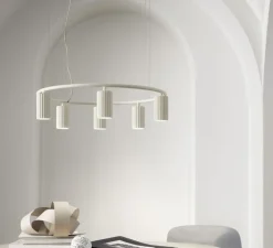 Suspension*Pholc Suspension, Donna Circle 60, , Ø60cm, H15cm - beige lin