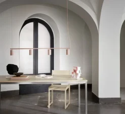 Suspension, Donna Line 120, rose blush, L120cm, H7cm - Pholc