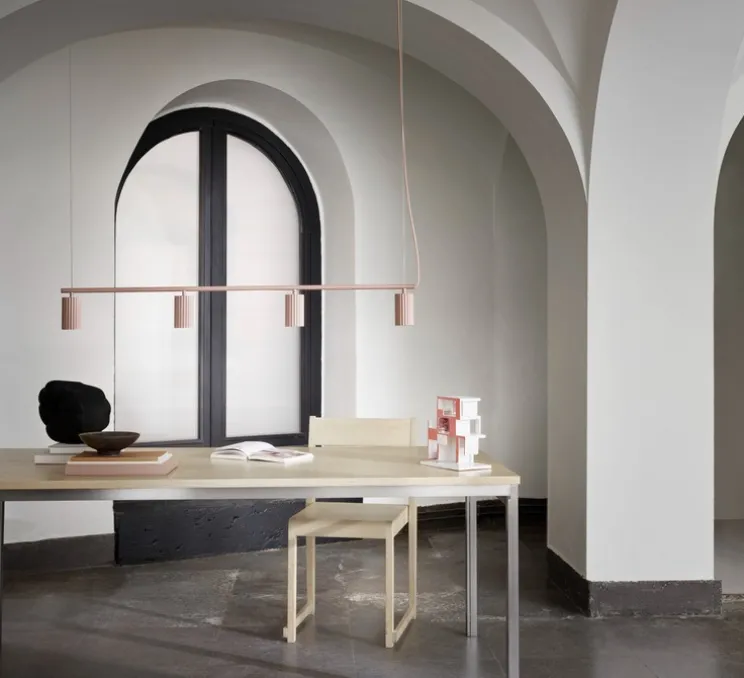 Suspension, Donna Line 120, rose blush, L120cm, H7cm - Pholc