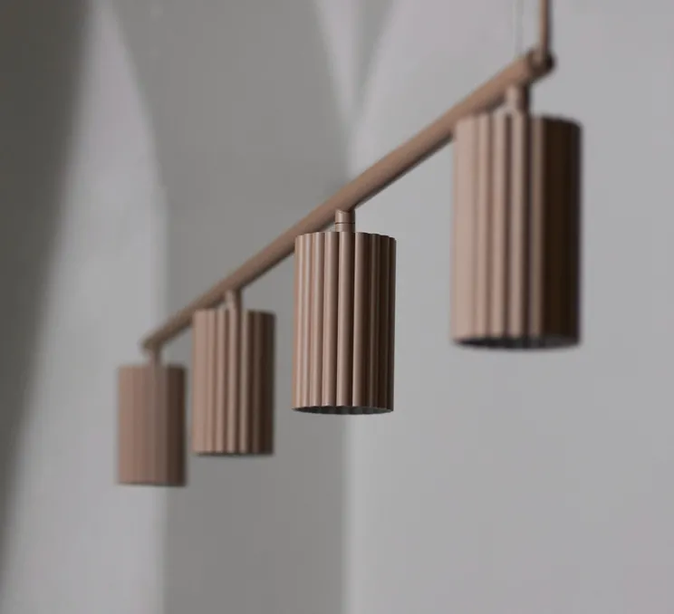 Suspension, Donna Line 120, rose blush, L120cm, H7cm - Pholc