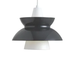 Suspension*Louis Poulsen Suspension, Doo Wop, gris foncé, Ø28,3cm, H24,5cm - gris fonçé