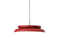 Suspension, Doppio Zero M, rouge, LED, dim, 2700K, 3170 lm, Ø45cm, H16cm - Lumen Center Italia