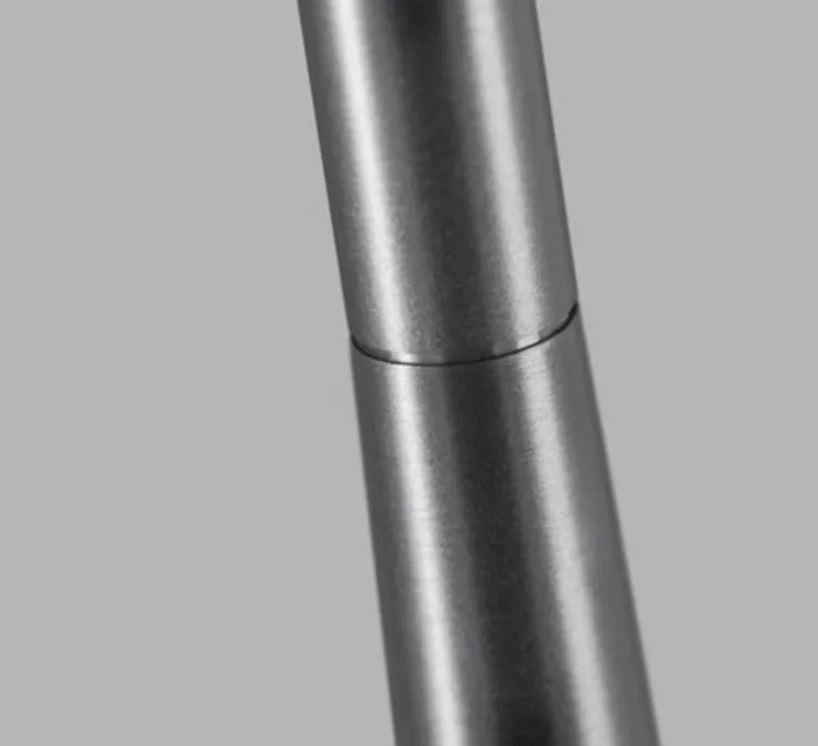 Suspension, Drop S2, titanium, LED, dim, 2700K, 540 lm, Ø5,5cm, H90cm - Light Point