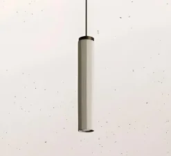 Suspension*Il Fanale Suspension, Dune 299.01.OSC, , Ø8cm, H41,5cm- laiton bruni et céramique