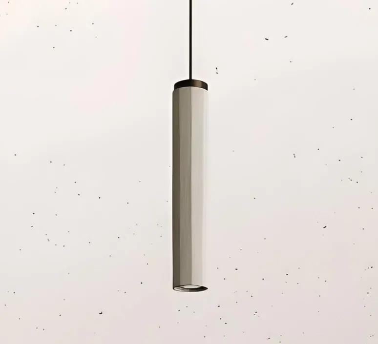 Suspension*Il Fanale Suspension, Dune 299.01.OSC, , Ø8cm, H41,5cm- laiton bruni et céramique