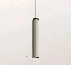 Suspension*Il Fanale Suspension, Dune 299.01.OSC, , Ø8cm, H41,5cm- laiton bruni et céramique