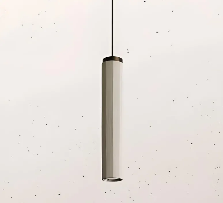 Suspension*Il Fanale Suspension, Dune 299.01.OSC, , Ø8cm, H41,5cm- laiton bruni et céramique