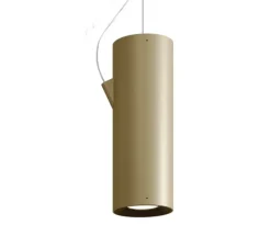 Suspension, E04, avec rosace, laiton, Ø7cm, H46,5cm - Luceplan