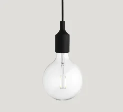 Suspension, E27, noir, LED, H23cm, Ø12,5cm - Muuto