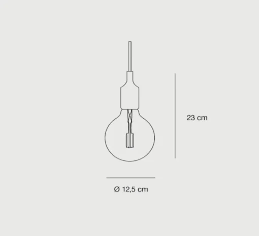 Suspension|Enfants*Muuto Suspension, E27, , LED, H23cm, Ø12,5cm - vert clair