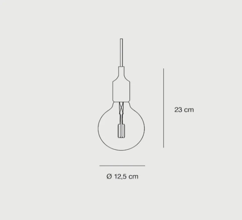 Suspension|Enfants*Muuto Suspension, E27, , LED, H23cm, Ø12,5cm - vert clair