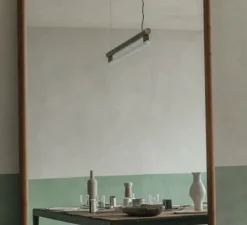 Suspension, Eiffel, Acier Noirci, LED, L102,2cm, H20cm - FRAMA