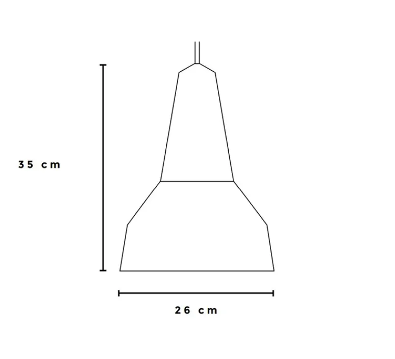 Suspension|Enfants*Schneid Suspension, Eikon Basic, , Ø26cm, H35cm - noyer et blanc