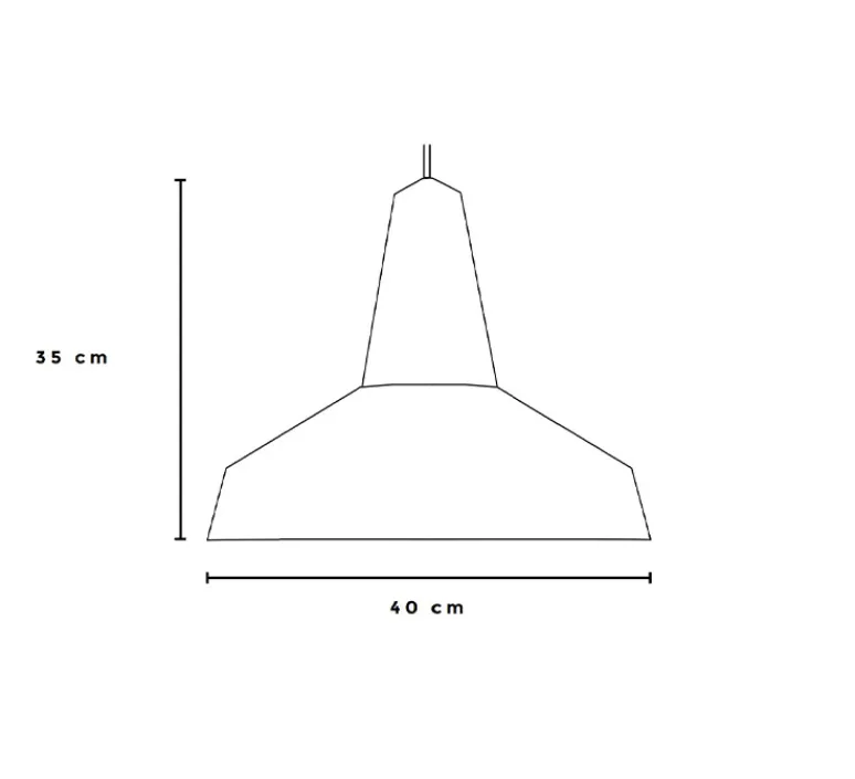 Suspension*Schneid Suspension, Eikon Circus, , Ø40cm, H35cm - noyer et rose pâle