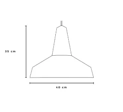 Suspension*Schneid Suspension, Eikon Circus, , Ø40cm, H35cm - noyer et burgundy