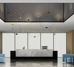 Suspension*Lodes Suspension, Elara large, , LED, 3000K, 845 lm, Ø80cm, H83,8cm - or