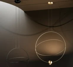 Suspension, Elara large, or, LED, 3000K, 845 lm, Ø80cm, H83,8cm - Lodes