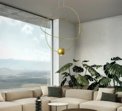 Suspension*Lodes Suspension, Elara medium, , LED, 3000K, 845 lm, Ø60cm, H63,7cm - or