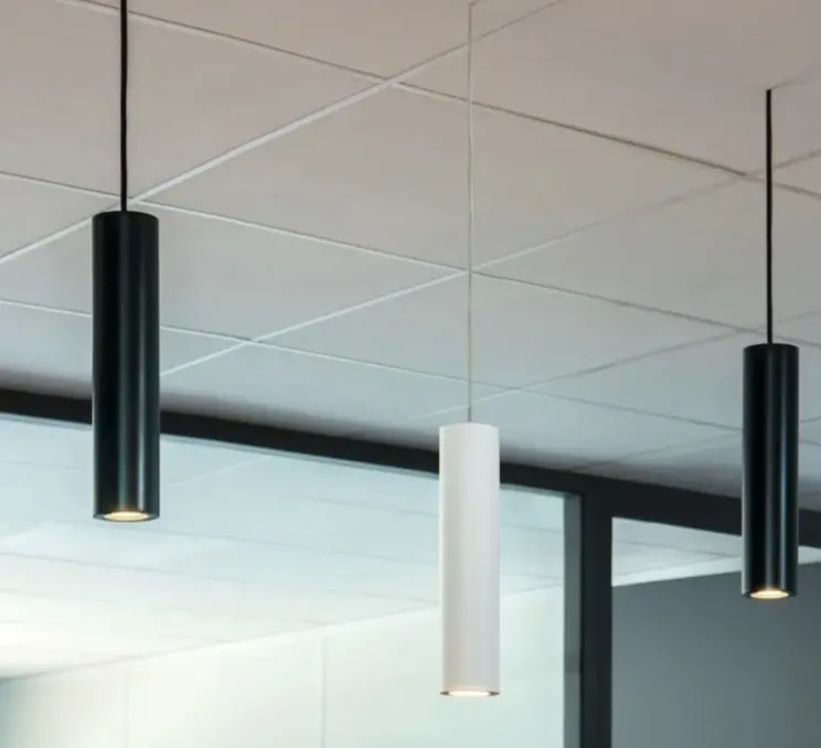 Suspension, Enola B, Blanc, Ø6,7cm, H30cm - Slv