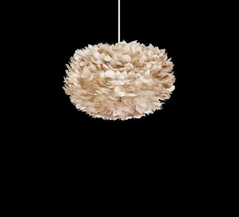 Suspension|Enfants*Umage Suspension, Eos M, plumes d'oie, , Ø45cm, H30cm - marron