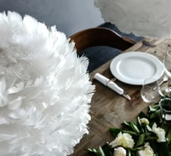 Suspension*Umage Suspension, Eos mini avec câble Rosette , , Ø35cm, H30cm - blanc