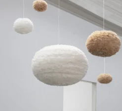 Suspension*Umage Suspension, Eos mini avec câble Rosette , , Ø35cm, H30cm - blanc