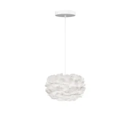 Suspension*Umage Suspension, Eos mini avec câble Rosette , , Ø35cm, H30cm - blanc