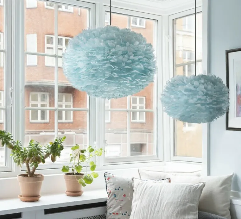 Suspension*Umage Suspension, Eos mini, , Ø35cm, H20cm - bleu clair