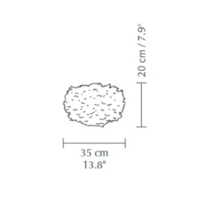 Suspension, Eos mini, rose clair, Ø35cm, H20cm - Umage