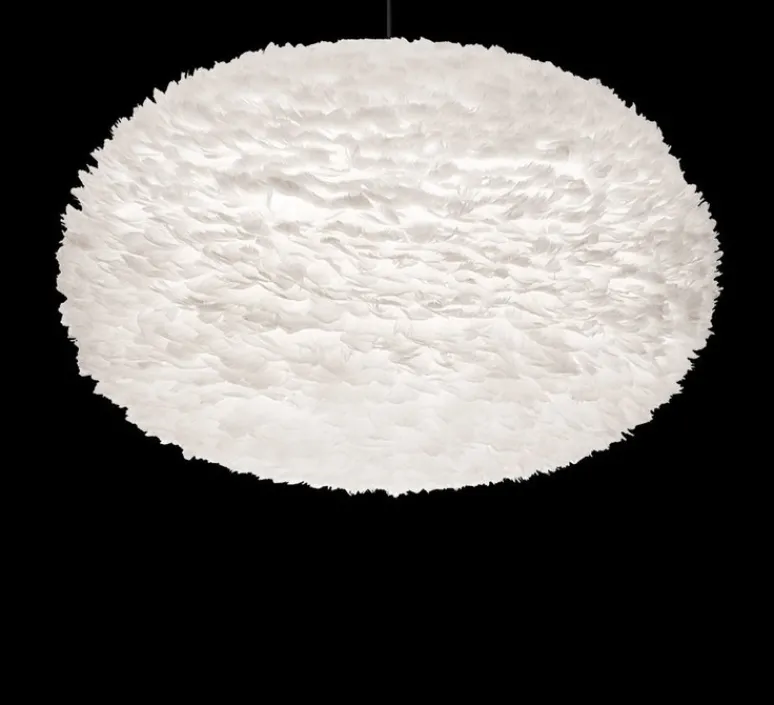 Suspension*Umage Suspension, Eos XXL, plumes, , H70cm, Ø110cm - blanc