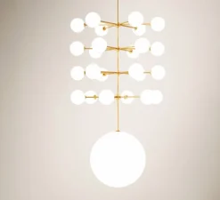 Suspension*Atelier Areti Suspension, Epic 3 180, , Ø40cm, H162cm - laiton