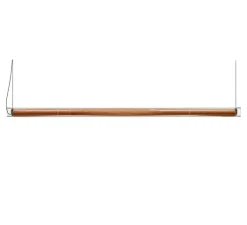 Suspension*LZF Suspension, Estela, , LED, 3000K, 2400lm, L150cm, H6cm - bois naturel de cerisier