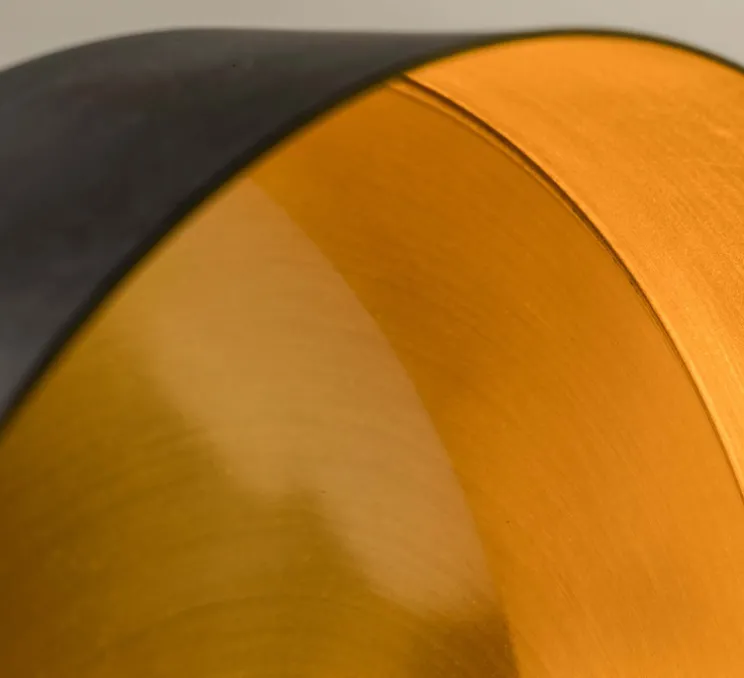 Suspension et lampadaire, Whizz, noir et or, Ø10cm, H420cm - Faro