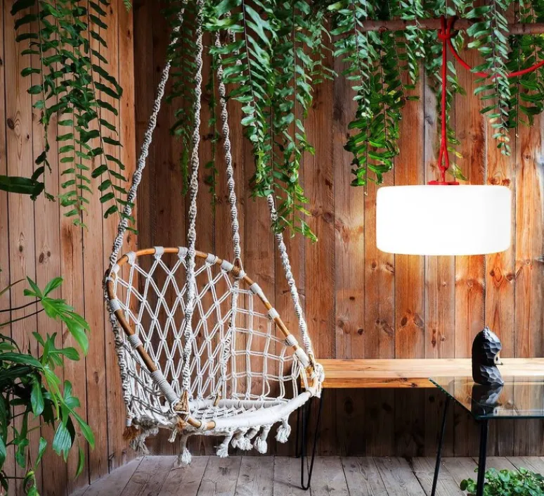 Enfants|Suspension*Fatboy Suspension et lampe à planter, Thierry le Swinger, , LED, Ø40,5cm, H20,5cm - rouge
