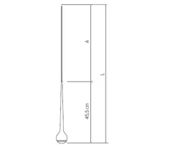 Suspension*GRAU Suspension, Falling Sun In - Sunset Dimming Sun, , LED, dim, 2700K, 850 lm, Ø8cm, H45cm - blanc
