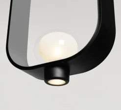 Suspension*Tooy Suspension, Filipa, 555.22, , IP40, L28cm, H45cm - noir texturé, gris texturé