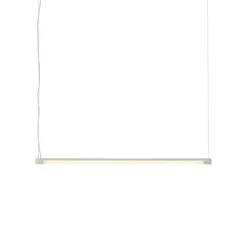 Suspension, Fine, gris, LED, dim, 2700K, 950 lm, L90cm, H1,8cm - Muuto