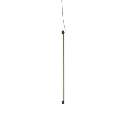 Suspension, Fine, noir, LED, dim, 2700K, 950 lm, L90cm, H1,8cm - Muuto