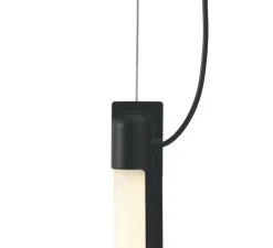 Suspension, Fine, noir, LED, dim, 2700K, 950 lm, L90cm, H1,8cm - Muuto