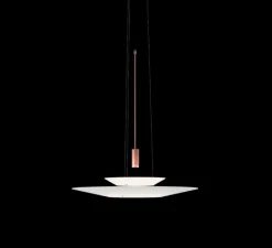Suspension*Vibia Suspension, Flamingo 1540, , LED dimmable, 2700K, 694lm, Ø70cm, H75cm - cuivre